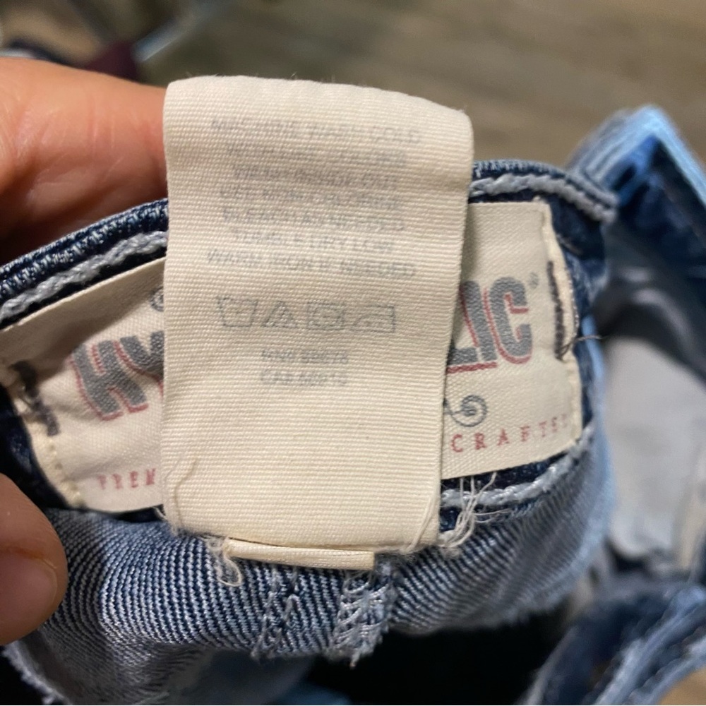 Hydraulic Gramercy Crop Low‎ Rise Jeans-Dark Wash/Sz 4 Women's Blue Jeans - Picture 7 of 10